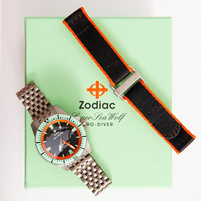 Zodiac Super Sea Wolf Pro Diver Titanium Limited Edition Watch