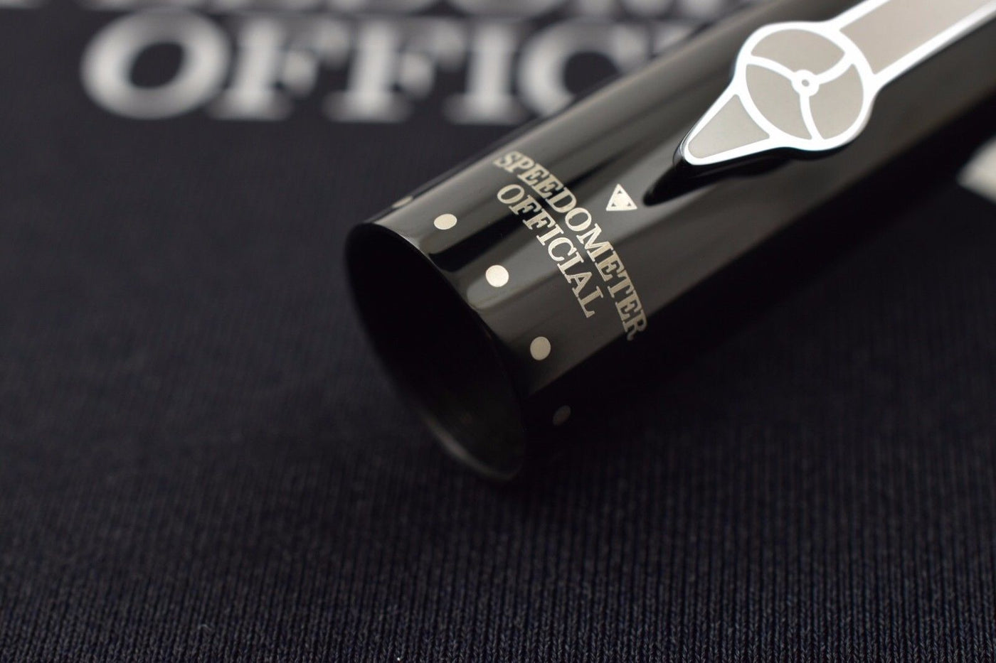 Speedometer Official Black Steel Metal Black & Yellow Spare Ring Fountain Pen-Speedometer Official-Truphae