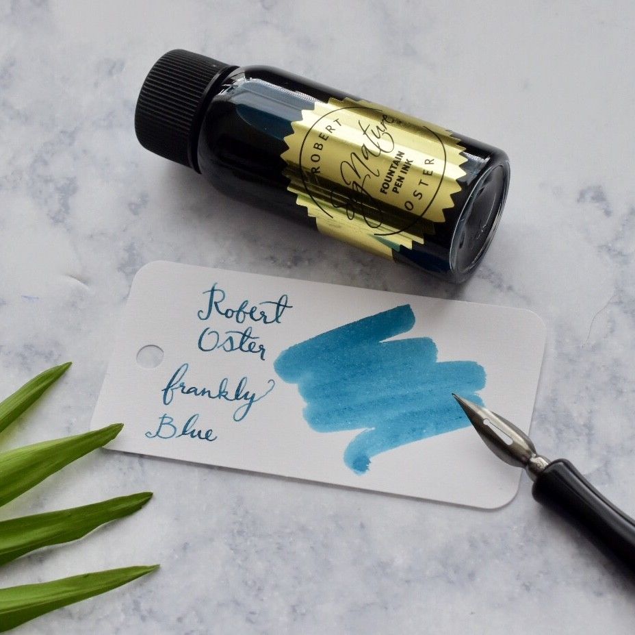 Robert Oster Frankly Blue Turquoise 50ml Ink Bottle-Robert Oster-Truphae