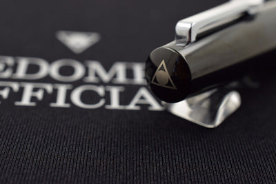Speedometer Official Black Steel Metal Black & Yellow Spare Ring Fountain Pen-Speedometer Official-Truphae