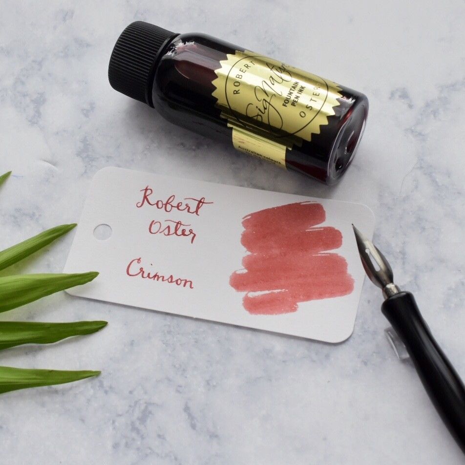 Robert Oster Crimson Red 50ml Ink Bottle-Robert Oster-Truphae