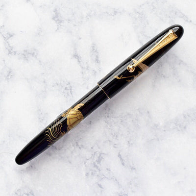 Namiki Nippon Art Crane & Turtle Maki-e Fountain Pen 14k Gold Nib-Pilot-Truphae