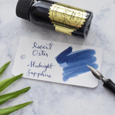Robert Oster Midnight Sapphire Blue 50ml Ink Bottle-Robert Oster-Truphae