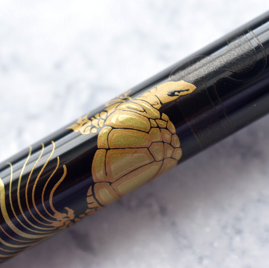 Namiki Nippon Art Crane & Turtle Maki-e Fountain Pen 14k Gold Nib-Pilot-Truphae