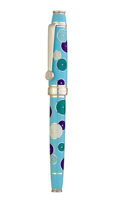 David Oscarson Pierrot & Pierrette Limited Edition Robins Egg Blue Fountain Pen-David Oscarson-Truphae