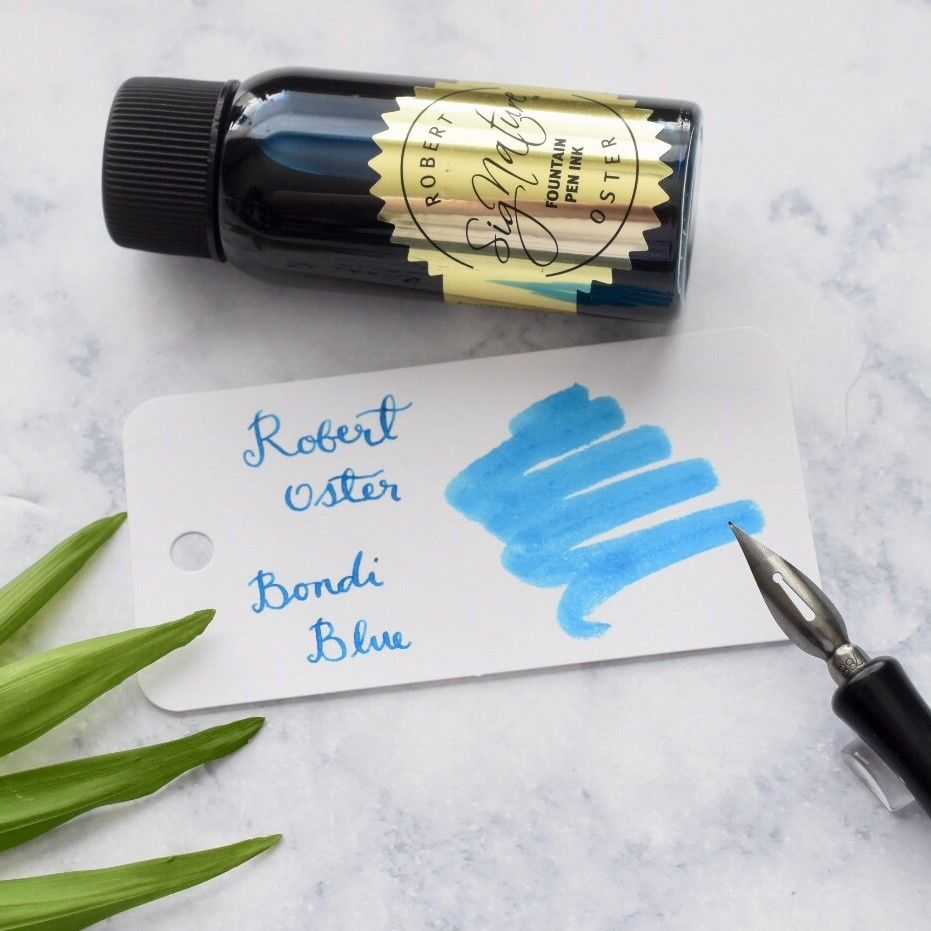 Robert Oster Bondi Blue Turquoise 50ml Ink Bottle-Robert Oster-Truphae