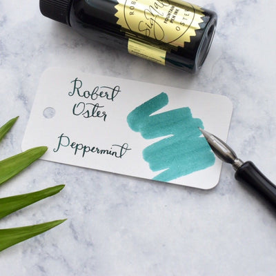 Robert Oster Peppermint Turquoise Blue Green 50ml Ink Bottle-Robert Oster-Truphae