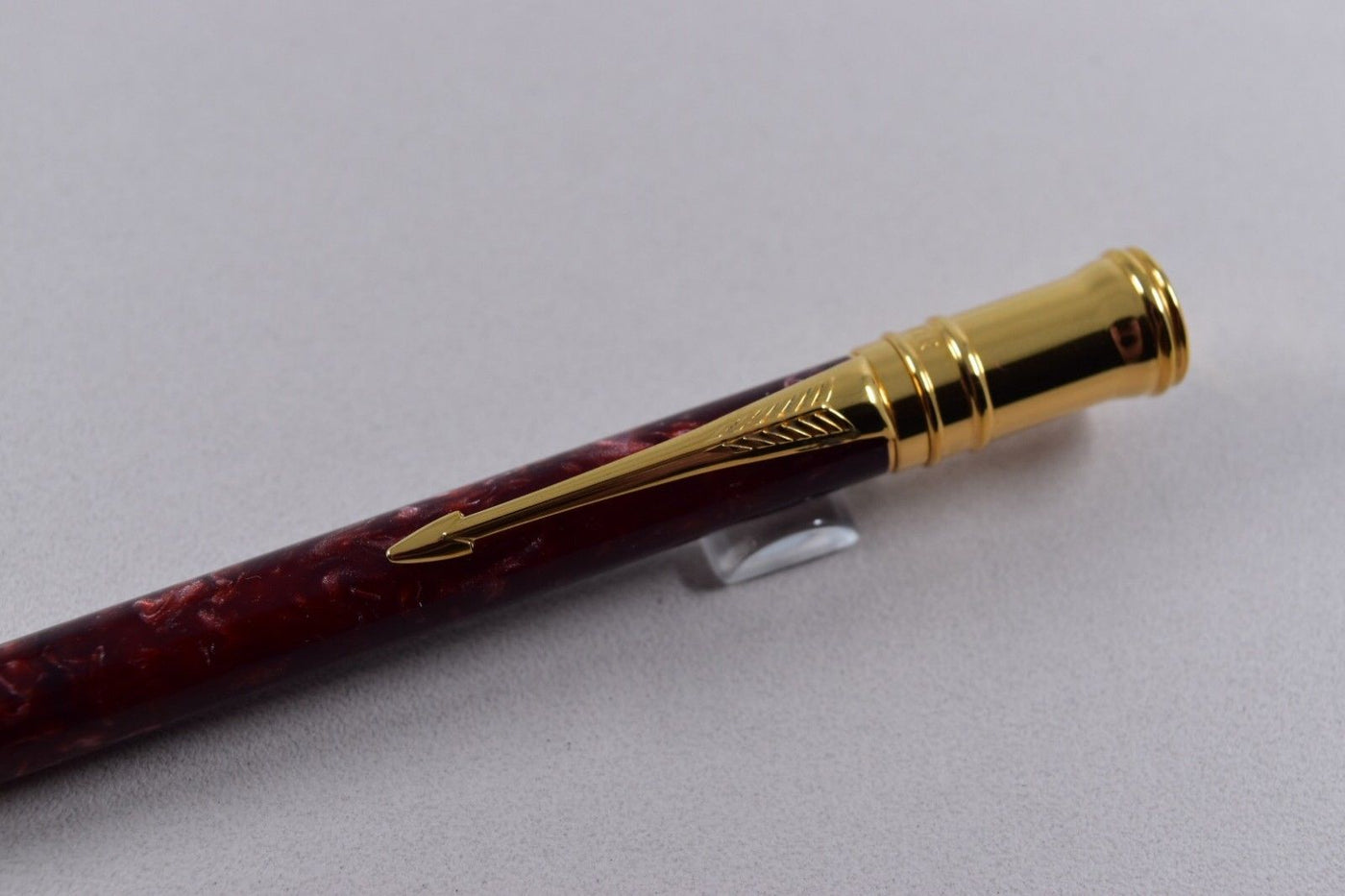 Parker Duofold Red Maroon with Gold Plated Trim Mechanical Pencil .9mm-Truphae Inc. Luxury Goods Brokerage-Truphae