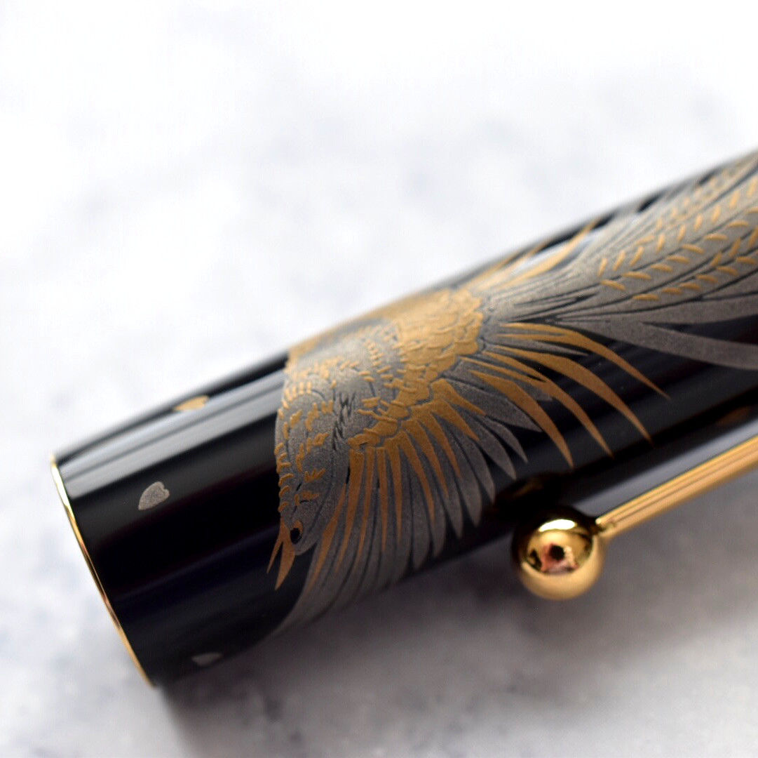 Namiki Nippon Art Golden Pheasant Maki-e Fountain Pen 14k Gold Nib-Pilot-Truphae
