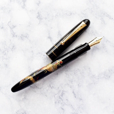 Namiki Nippon Art Chinese Golden Phoenix Maki-e Fountain Pen 14k Gold Nib-Pilot-Truphae
