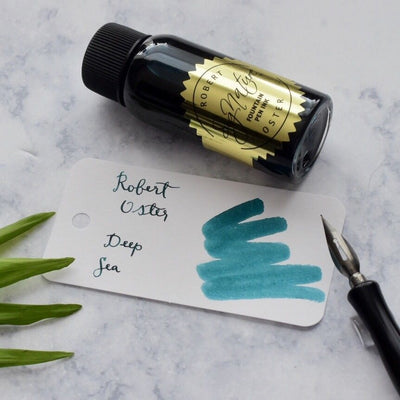 Robert Oster Deep Sea Turquoise Blue 50ml Ink Bottle-Robert Oster-Truphae