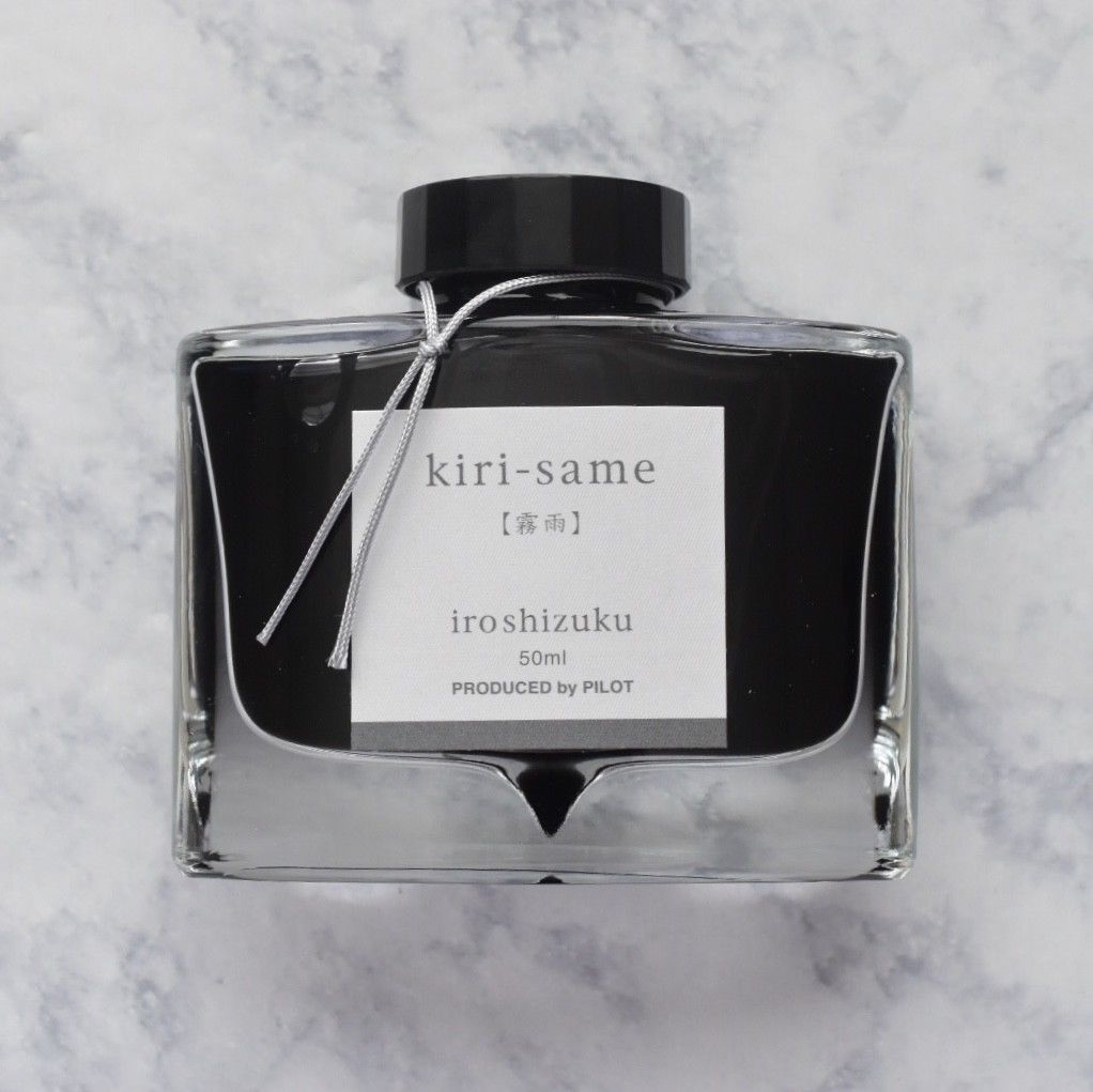 Pilot Iroshizuku Kiri-Same Misty Rain Gray 50ml Ink Bottle-Pilot-Truphae