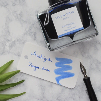 Pilot Iroshizuku Tsuyu-Kusa Asiatic Dayflower Blue 50ml Ink Bottle-Pilot-Truphae