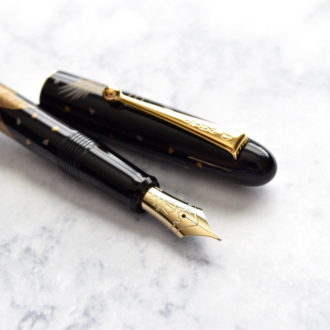 Namiki Nippon Art Golden Pheasant Maki-e Fountain Pen 14k Gold Nib-Pilot-Truphae