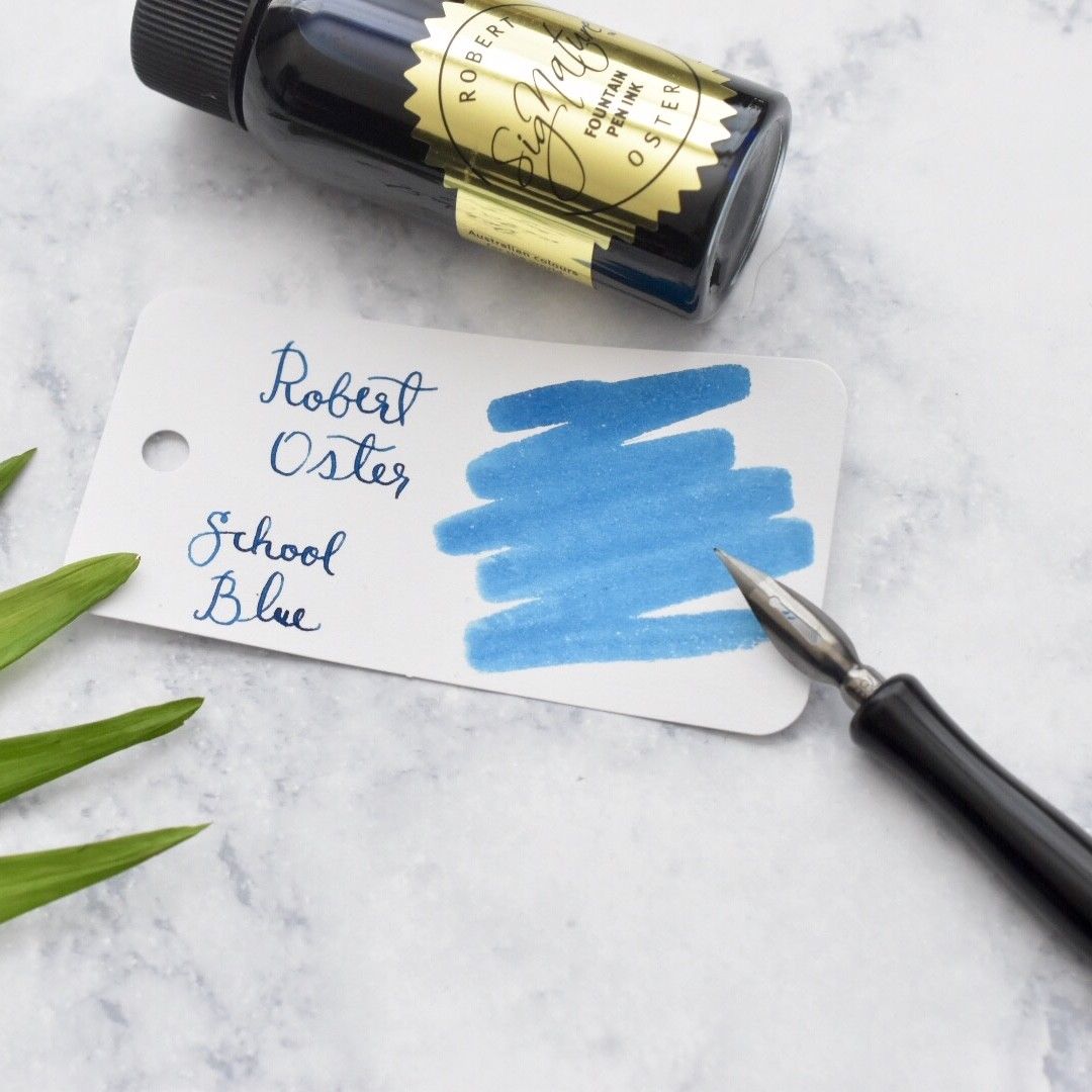 Robert Oster School Blue 50ml Ink Bottle-Robert Oster-Truphae