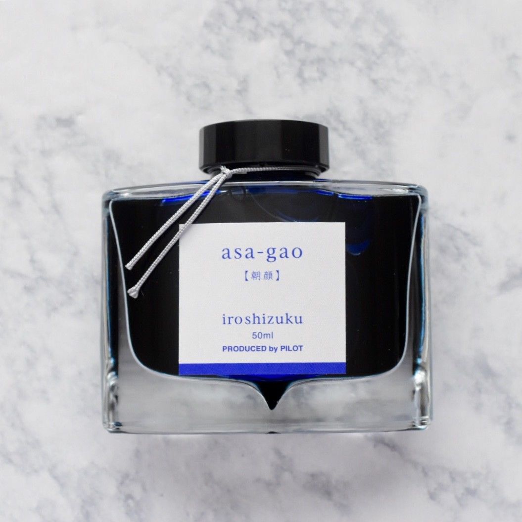 Pilot Iroshizuku Asa-Gao Ink 50ml - Morning Glory Blue – Truphae