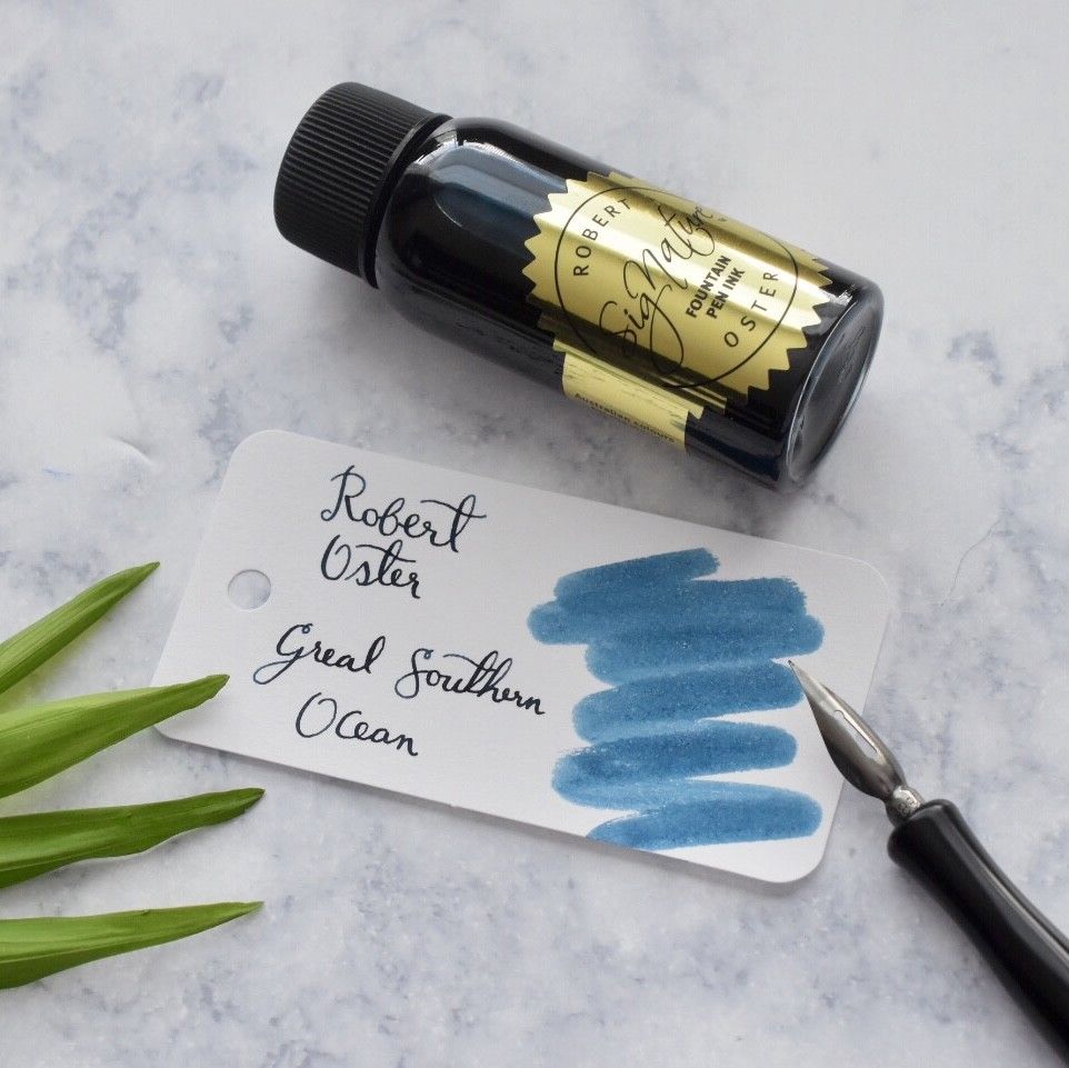 Robert Oster Great Southern Ocean Blue 50ml Ink Bottle-Robert Oster-Truphae