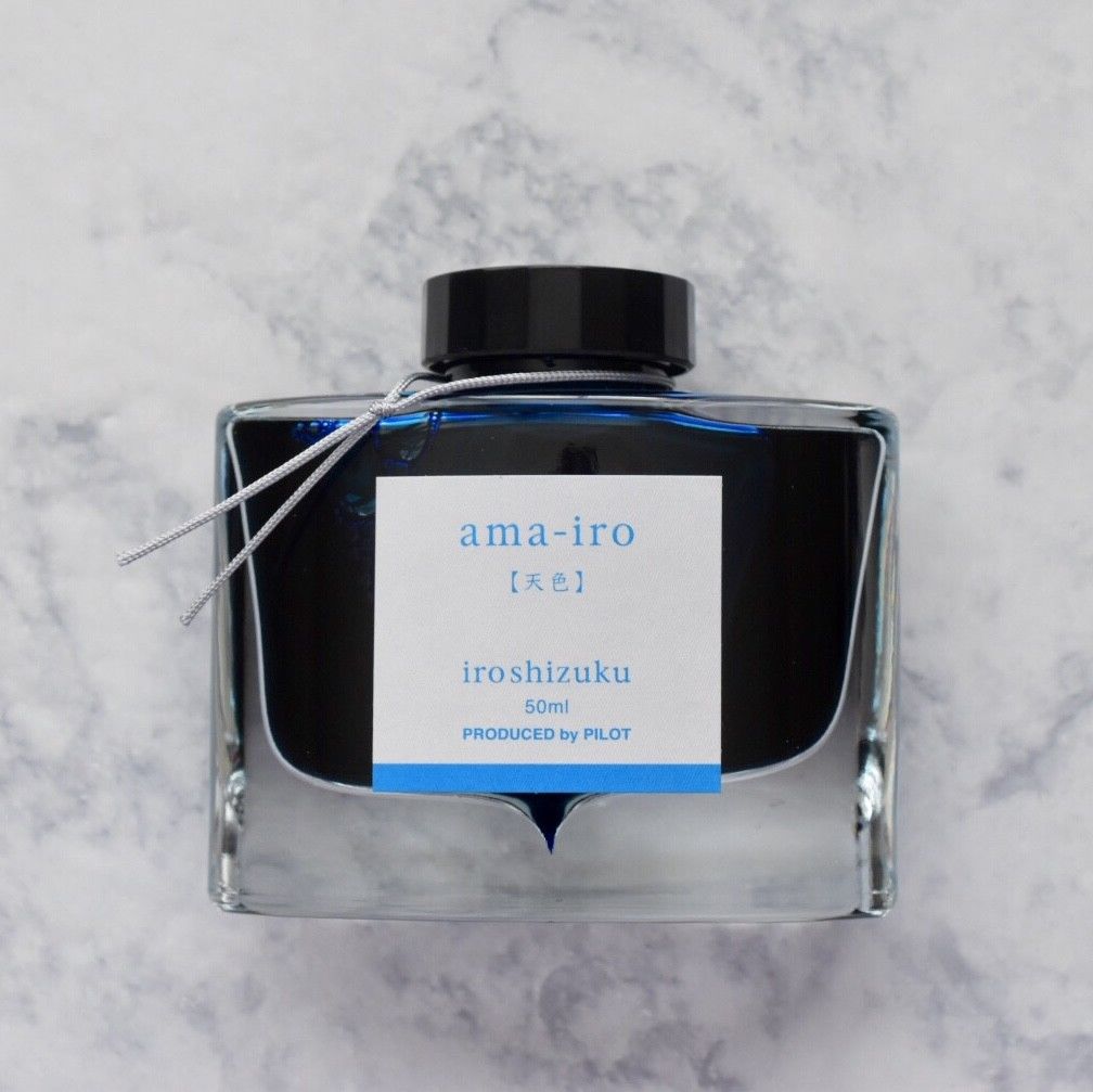 Pilot Iroshizuku Ama-Iro Sky Blue 50ml Ink Bottle-Pilot-Truphae