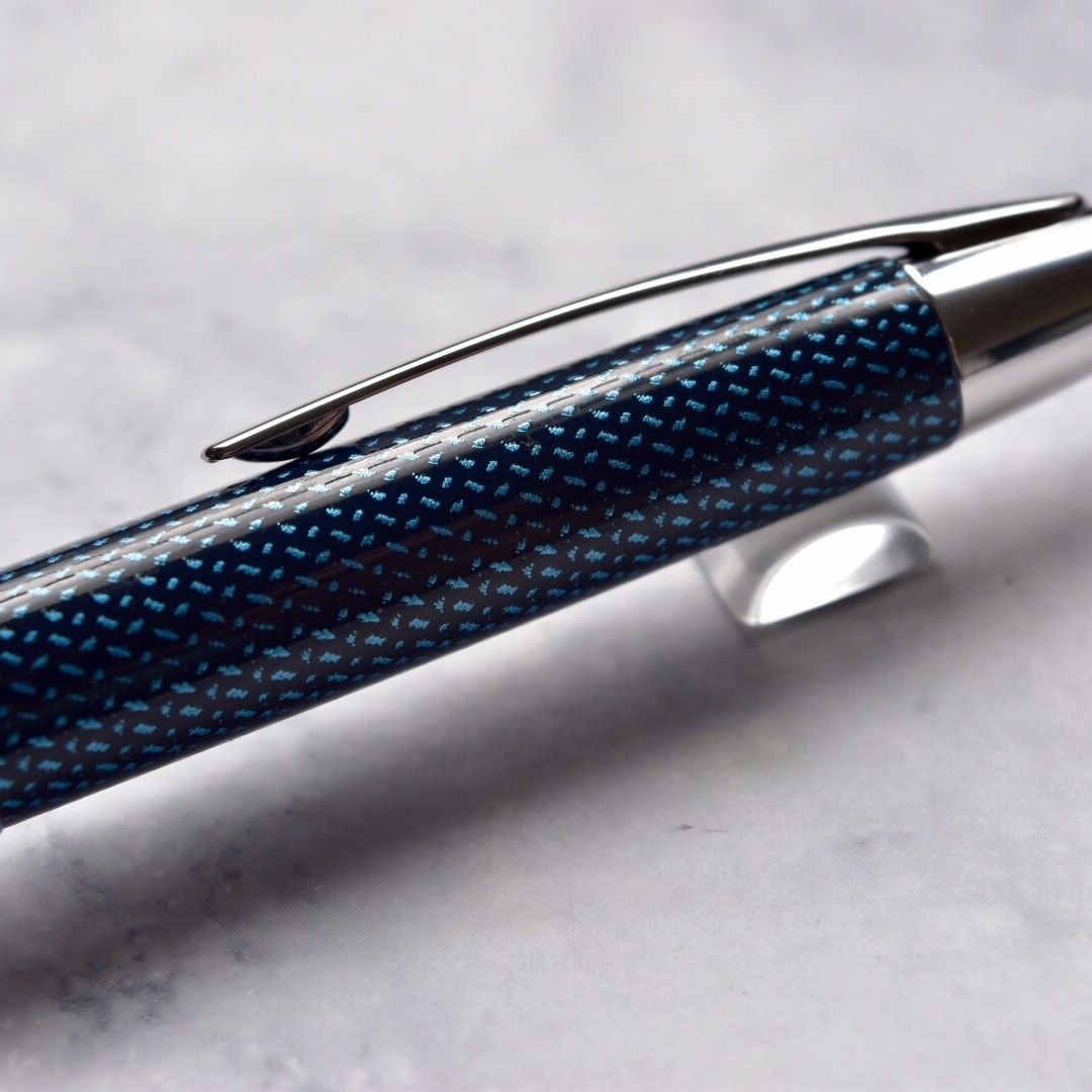 Pilot Namiki Vanishing Point Blue Carbonesque Carbon Fiber Fountain Pen Gold Nib-Pilot-Truphae