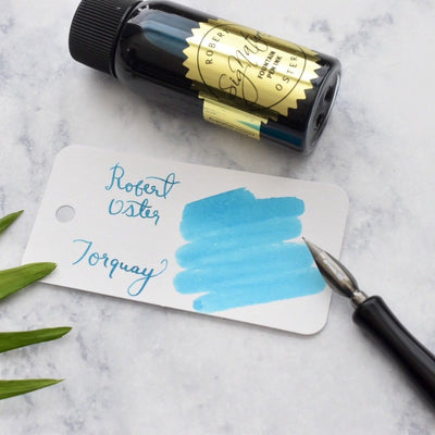 Robert Oster Torquay Light Turquoise Blue 50ml Ink Bottle-Robert Oster-Truphae