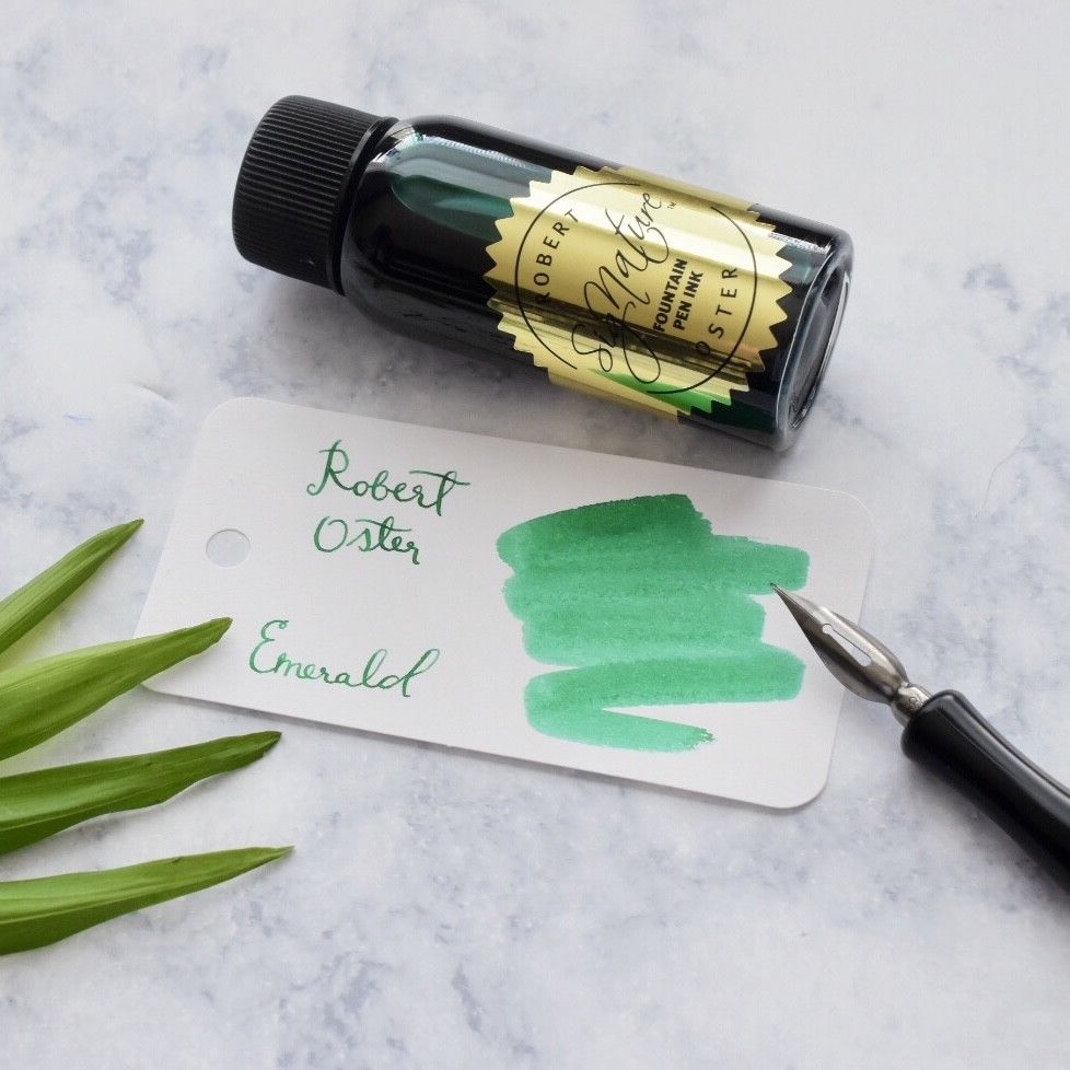 Robert Oster Emerald Green 50ml Ink Bottle-Robert Oster-Truphae