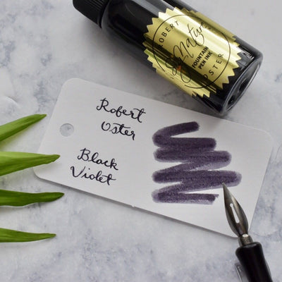 Robert Oster Black Violet Dark Purple 50ml Ink Bottle-Robert Oster-Truphae