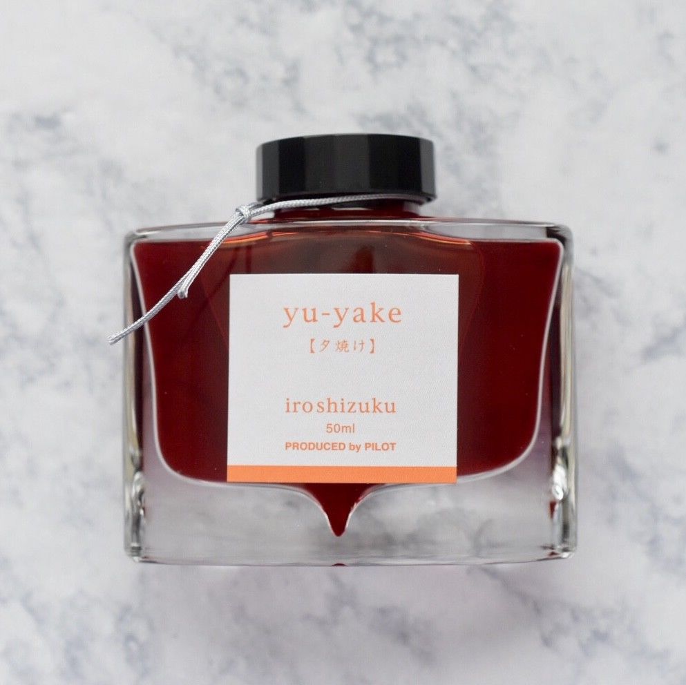 Pilot Iroshizuku Yu-Yake Burnt Orange Sunset 50ml Ink Bottle-Pilot-Truphae