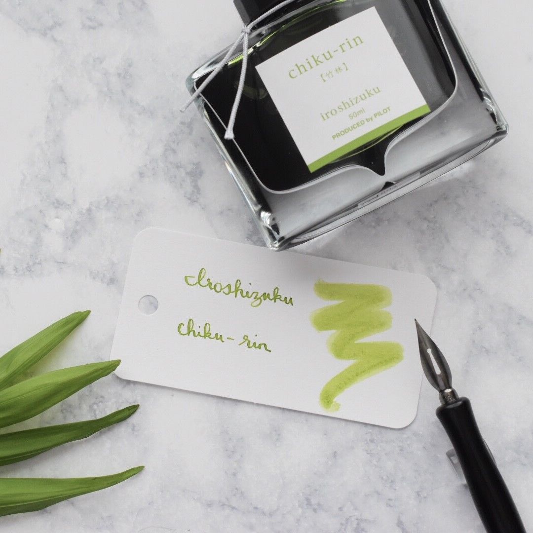 Pilot Iroshizuku Chiku-Rin Bamboo Forest Green 50ml Ink Bottle-Pilot-Truphae