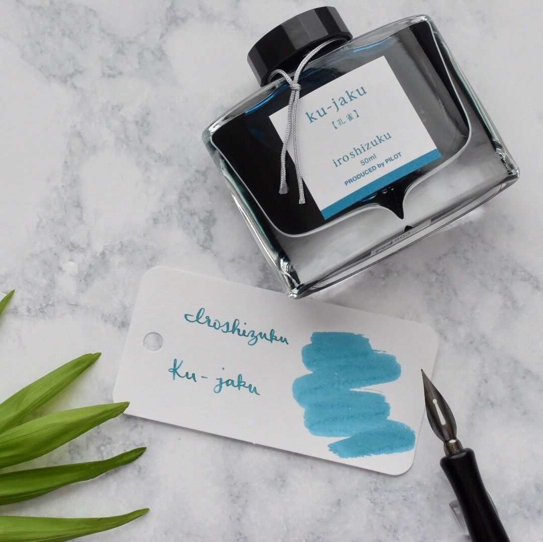 Pilot Iroshizuku Ku-Jaku Peacock Deep Turquoise 50ml Ink Bottle-Pilot-Truphae