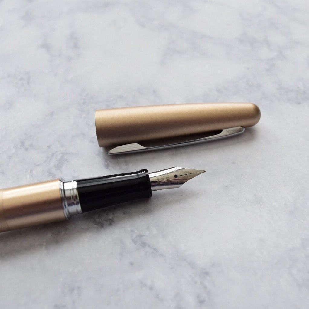 Pilot Metropolitan Ballpoint Pen in Zig Zag Gold