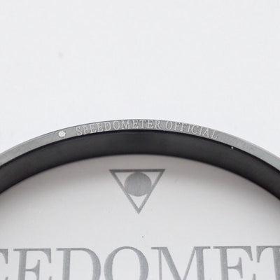 Speedometer Official Black Steel with Blue & Red Insert Bangle Bracelet-Speedometer Official-Truphae