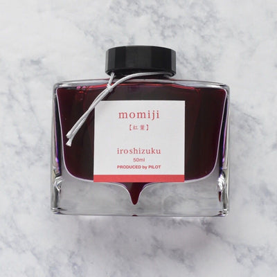 Pilot Iroshizuku Momiji Autumn Leaves Crimson Red 50ml Ink Bottle-Pilot-Truphae