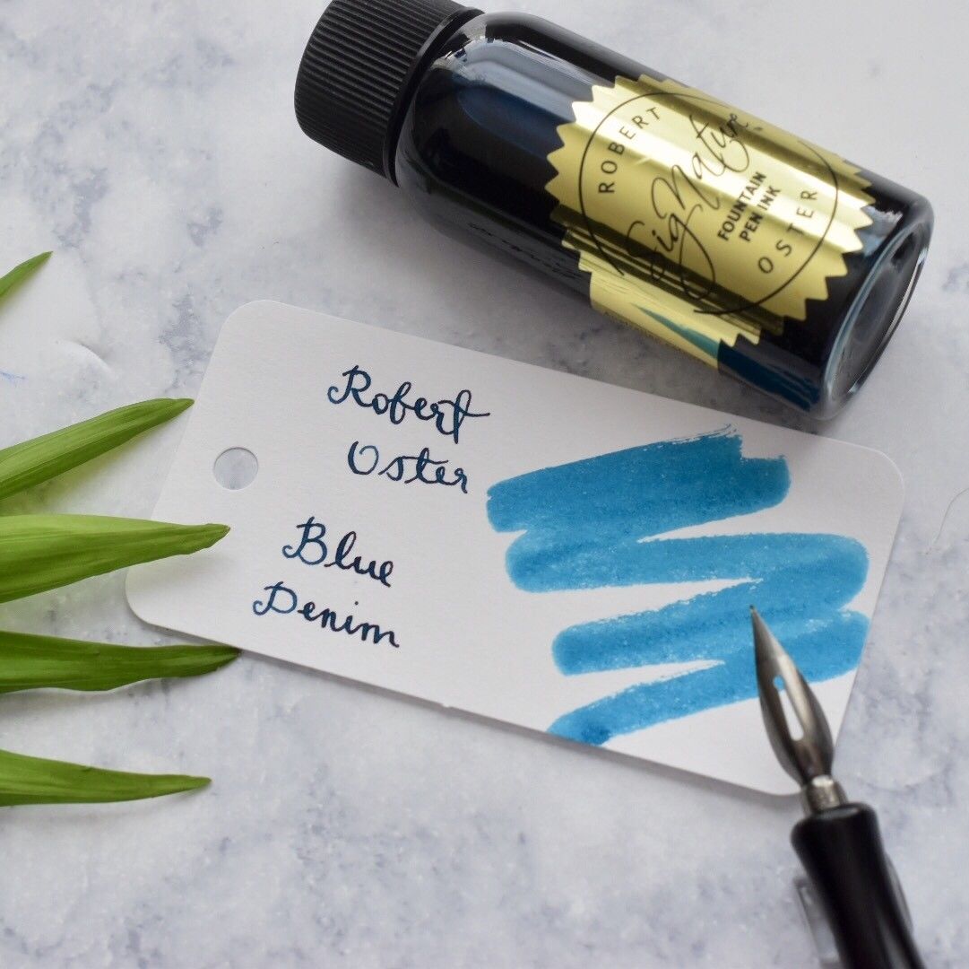 Robert Oster Blue Denim 50ml Ink Bottle-Robert Oster-Truphae