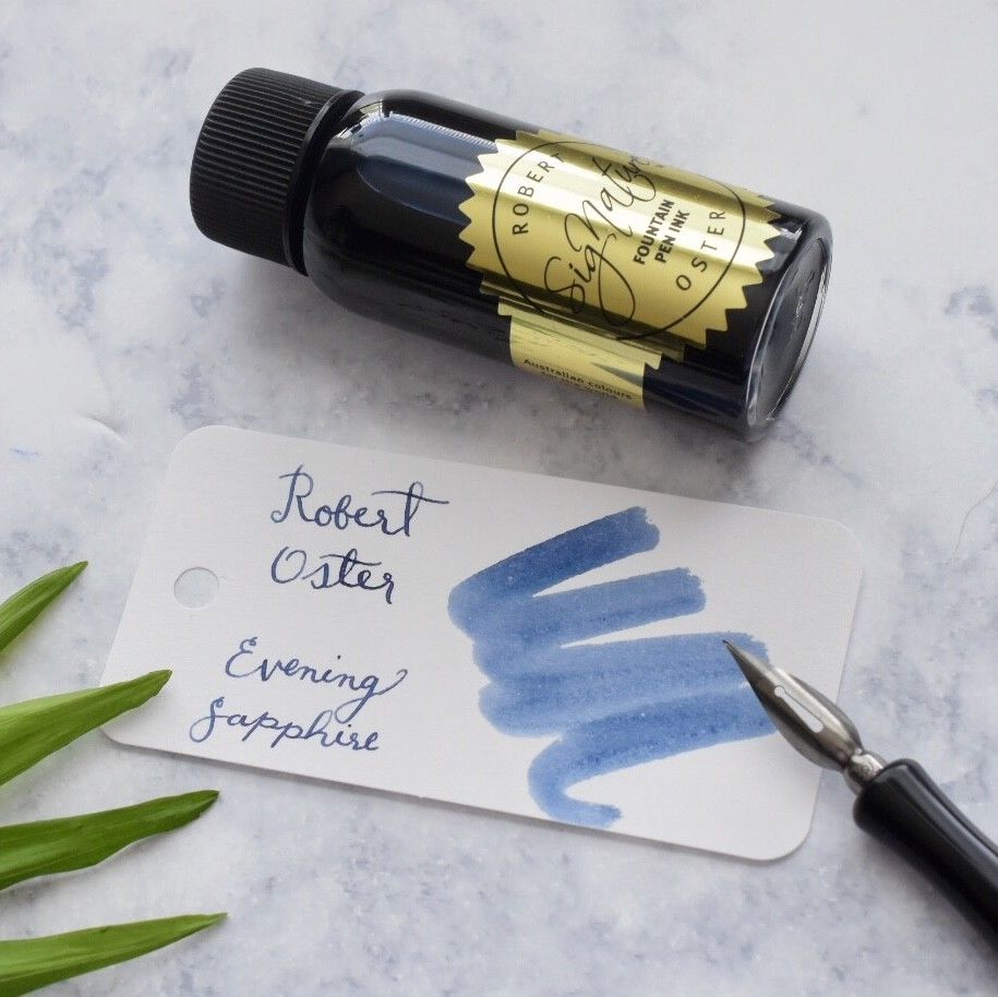 Robert Oster Evening Sapphire Blue 50ml Ink Bottle-Robert Oster-Truphae