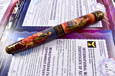 Artus Russian Miniature Art One of a Kind "The Life of Christ" Fountain Pen Set-Artus-Truphae