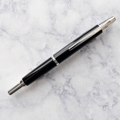 Pilot Namiki Vanishing Point Decimo Black & Rhodium Fountain Pen 18k Gold Nib-Pilot-Truphae