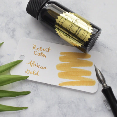 Robert Oster African Gold Golden Yellow 50ml Ink Bottle-Robert Oster-Truphae