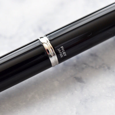 Pilot Namiki Vanishing Point Decimo Black & Rhodium Fountain Pen 18k Gold Nib-Pilot-Truphae