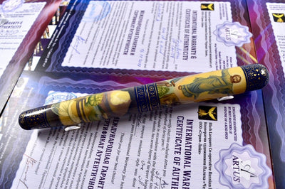 Artus Russian Miniature Art One of a Kind "The Life of Christ" Fountain Pen Set-Artus-Truphae