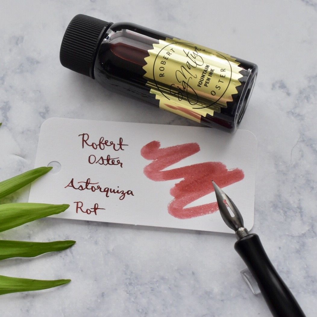 Robert Oster Astorquiza Rot Burgundy Red 50ml Ink Bottle-Robert Oster-Truphae