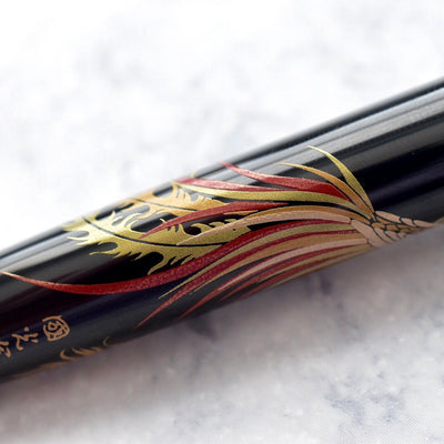 Namiki Nippon Art Chinese Golden Phoenix Maki-e Fountain Pen 14k Gold Nib-Pilot-Truphae