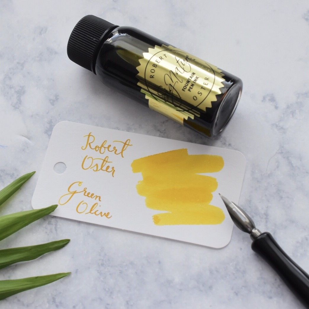 Robert Oster Green Olive Orange 50ml Ink Bottle-Robert Oster-Truphae