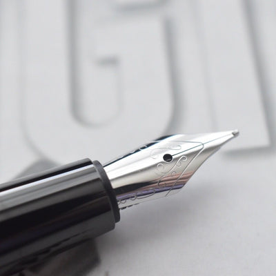 Speedometer Official Black Steel Metal Black & Yellow Spare Ring Fountain Pen-Speedometer Official-Truphae