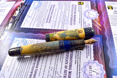 Artus Russian Miniature Art One of a Kind "The Life of Christ" Fountain Pen Set-Artus-Truphae