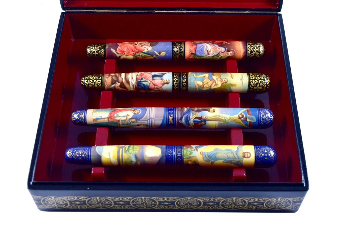 Artus Russian Miniature Art One of a Kind "The Life of Christ" Fountain Pen Set-Artus-Truphae