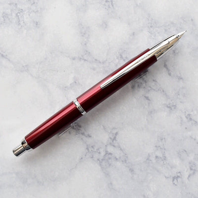 Pilot Namiki Vanishing Point Decimo Burgundy & Rhodium Fountain Pen 18k Gold Nib-Pilot-Truphae