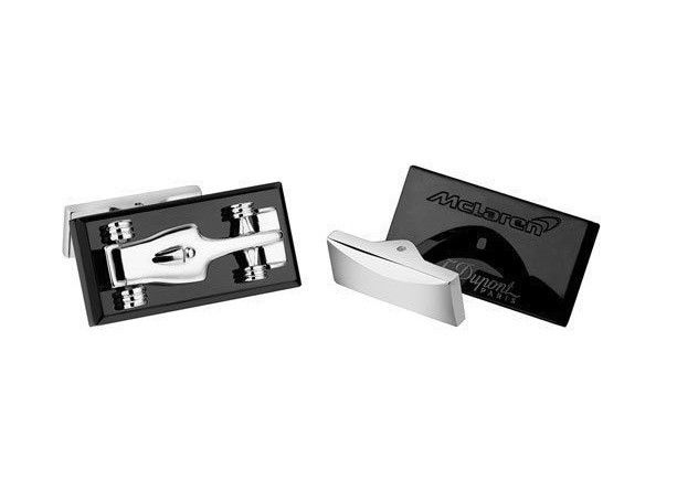 ST Dupont Defi Limited Edition McLaren Stainless Steel PVD Cufflinks ST005526-ST Dupont-Truphae