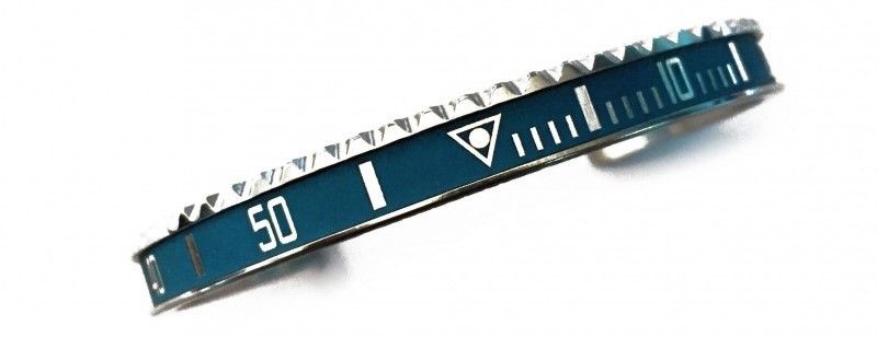 Speedometer Official Silver Steel Vintage Matt Blue Silver